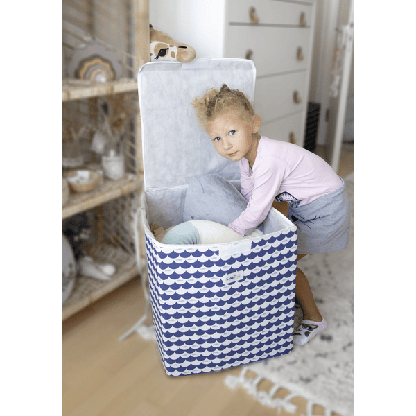 BabyGO - Pudełko Do Przechowywania Niebieskie - obrazek 2