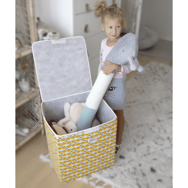 BabyGO - Pudełko Do Przechowywania żółte - obrazek 2