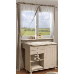 Bebes Collection Be 's Collection Curtain 2 Loop Scarves Każdy 100 X 150 Cm Little Princess Ecru/rose