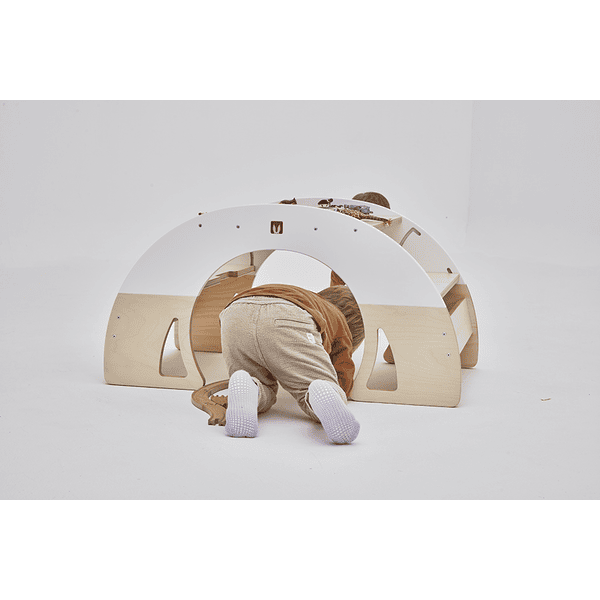 Bianconiglio Kids® Bianconiglio Kids ® Stolik Bujany DONDO Wielofunkcyjny Biały/natura - obrazek 3