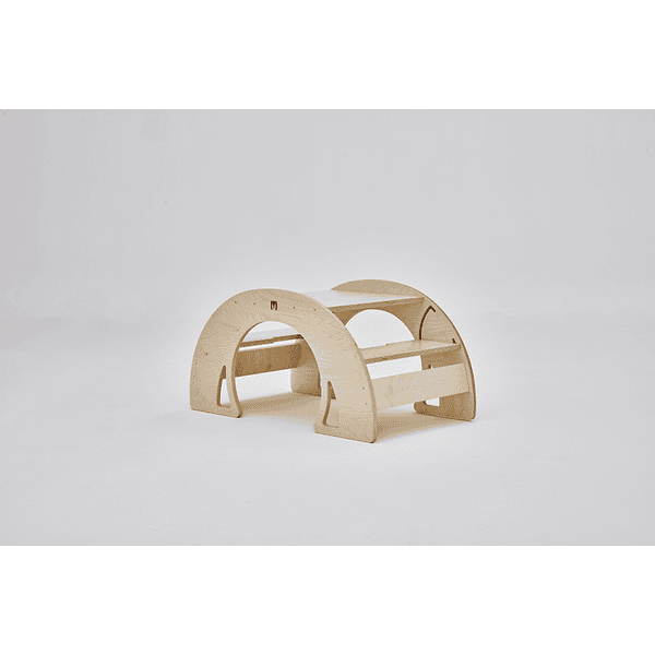 Bianconiglio Kids® Bianconiglio Kids ® Stolik Bujany DONDO Wielofunkcyjny Naturalny Lakierowany - obrazek 4