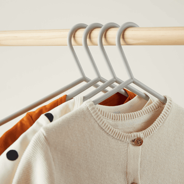 BIECO Wieszaki Na Garderobę 8 Szt. Szary - obrazek 2