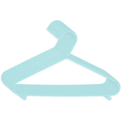 BIECO Wieszaki Na Garderobę 8 Szt. Turkusowy