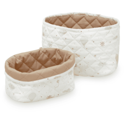Cam Cam Copenhagen Cam Cam® COPENHAGEN Quilted Storage Baskets Set Of 2 Dream Land