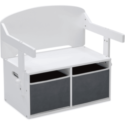Delta Children Delta Child Ren MySize Activity Bench Reversible With Storage - White