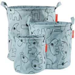 Done By Deer ™ Kosze Magazynowe Kontur 3 Częściowy, Niebieski