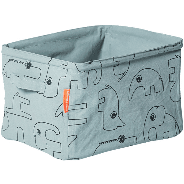 Done By Deer Pudełko Do Przechowywania Tkanin, Niebieskie - obrazek 2