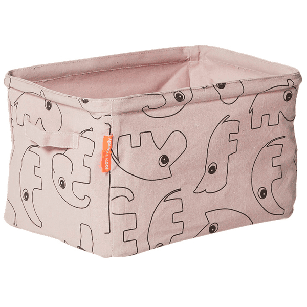 Done By Deer ™ Skrzynka Do Przechowywania Wykonana Z Tkaniny, Różowa - obrazek 2