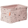 Done By Deer ™ Skrzynka Do Przechowywania Wykonana Z Tkaniny, Różowa