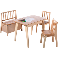 GEUTHER Zestaw Mebli Bambino Kolor Naturalny