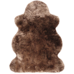 Heitmann Dywanik Australijska Skóra Owcza Brązowe Jasne Końcówki