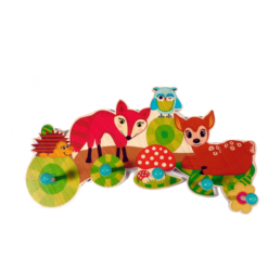 HESS Wieszak Z 4 Hakami Zwierzęta Leśne