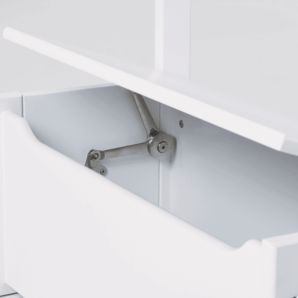 Hoppekids Skrzynia Na Zabawki Na Kółkach Biała - obrazek 3