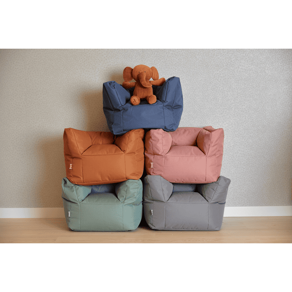 Jollein Fotelik Dziecięcy Beanbag Jeans Niebieski - obrazek 3