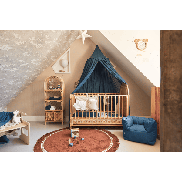 Jollein Fotelik Dziecięcy Beanbag Jeans Niebieski - obrazek 4