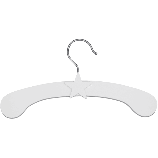 KIDS CONCEPT Wieszak Na Ubrania Star, 29 Cm, Kolor Biały - obrazek 4