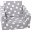 Knorr Toys® Knorr® Toys Single Sofa - "Grey White Stars