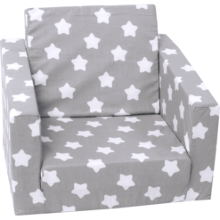 Knorr Toys® Knorr® Toys Single Sofa - "Grey White Stars