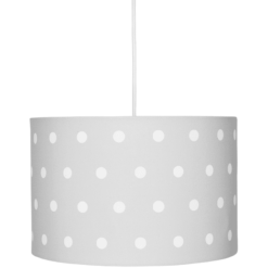 Lampa Wisząca LIVONE Happy Style For Kids DOTS Silver Grey/white