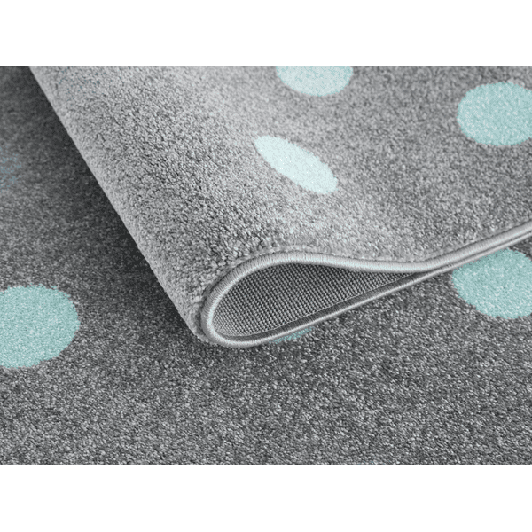 LIVONE Happy Rugs Dywanik Dziecięcy BUBBLE S Silver Grey Mint 100 X 160 Cm - obrazek 3