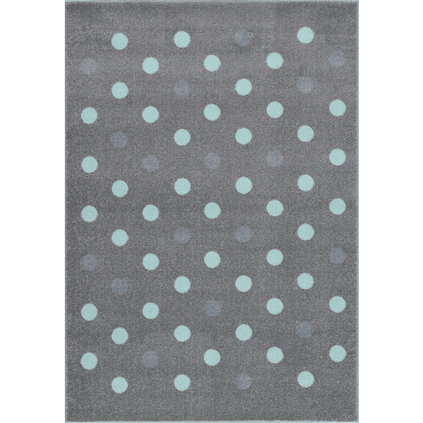 LIVONE Happy Rugs Dywanik Dziecięcy BUBBLE S Silver Grey Mint 100 X 160 Cm