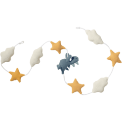 Nordic Coast Company Girlanda ścienna Muślinowa Dino Large