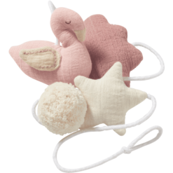 Nordic Coast Company Girlanda ścienna Muślinowa łabędź Mały