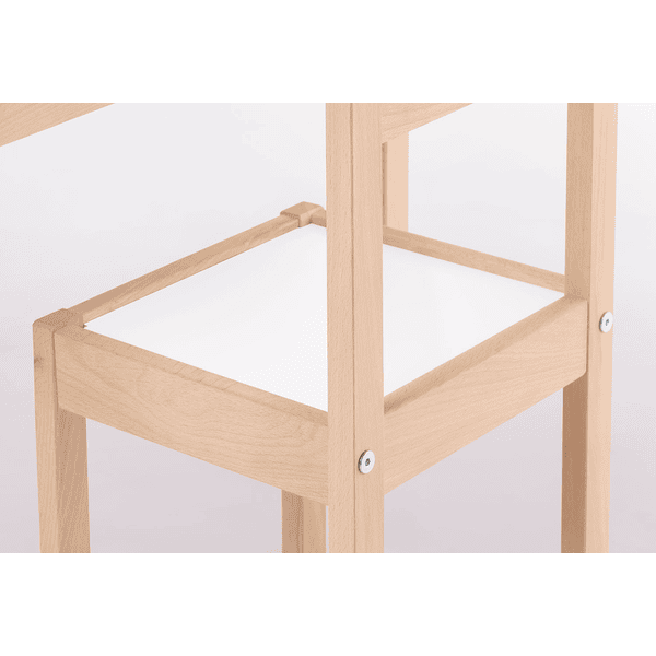 Pinolino Zestaw Stolik I Krzesełka Dla Dzieci Olaf 3-częściowy, Natura/biały - obrazek 4