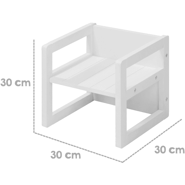 Roba Stoliczek I Krzesło 3w1 Białe - obrazek 5