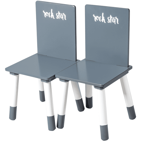 Roba Stolik Z Dwoma Krzesłami Rock Star Baby - obrazek 2