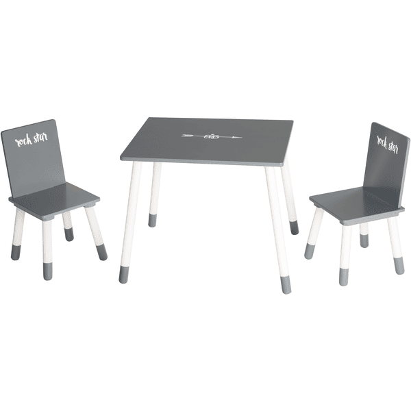Roba Stolik Z Dwoma Krzesłami Rock Star Baby
