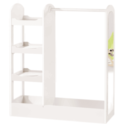 Roba Wieszak Na Garderob臋 Dla Lalki, Bia艂y