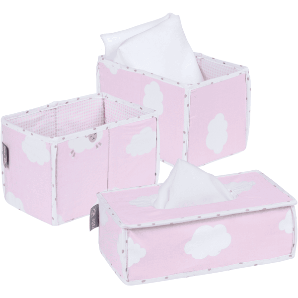 Roba Zestaw 3 Organizerów Kleine Wolke, Różowy - obrazek 2
