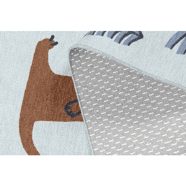 ScandicLiving Dywan Lis I Pies, Grey 100x160 Cm - obrazek 3