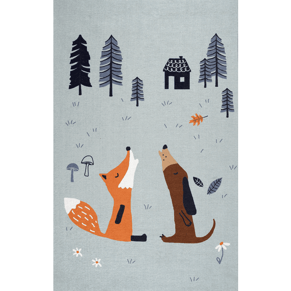 ScandicLiving Dywan Lis I Pies, Grey 100x160 Cm