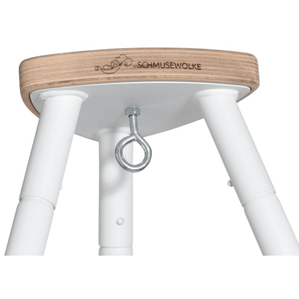 SCHMUSEWOLKE Stelaż Do Kołysek Sprężynowych Typu Tipi Biały - obrazek 2