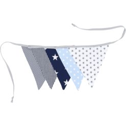 Ullenboom Łańcuch I Tkanina Proporczyka I Tkanina Girl 190 Cm (5 Proporczyków) Niebieski Jasnoniebieski Niebieski Szary