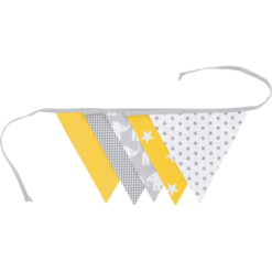 Ullenboom Łańcuch I Tkanina Proporczyka I Tkanina Girl 190 Cm (5 Proporczyków) żółty Słoń