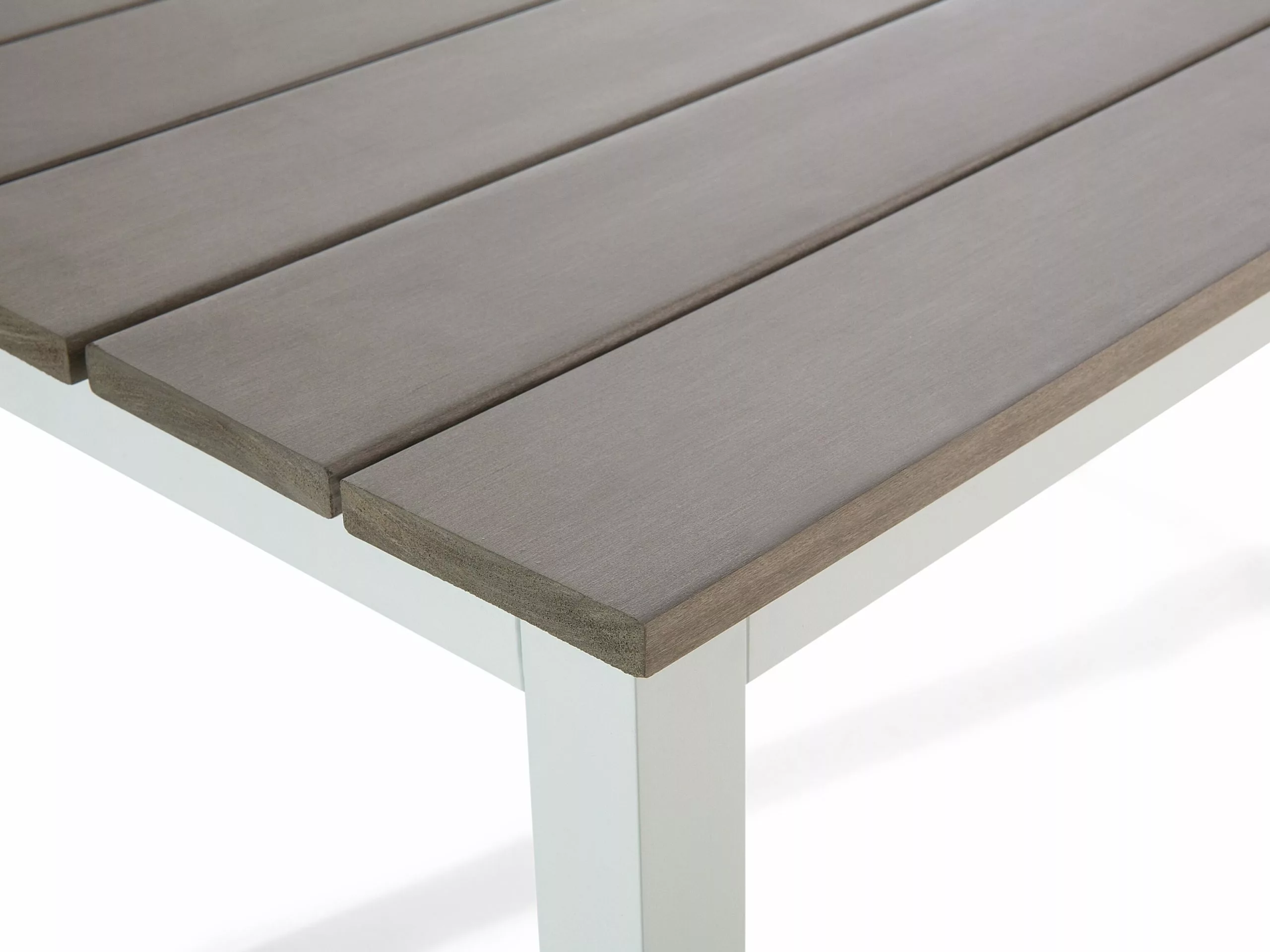 Beliani Zestaw Ogrodowy 5-osobowy Lewostronny Biało-zielony MESSINA - obrazek 8