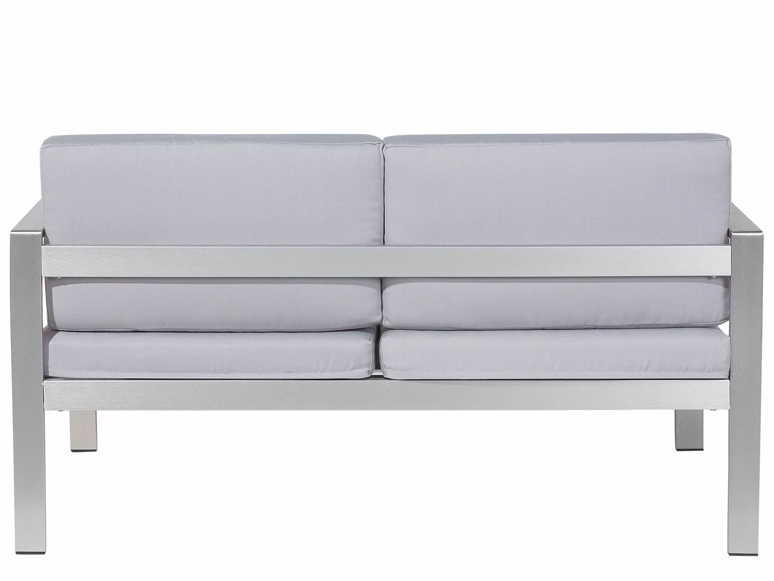 Beliani Zestaw Ogrodowy 4-osobowy Jasnoszary SALERNO - obrazek 6