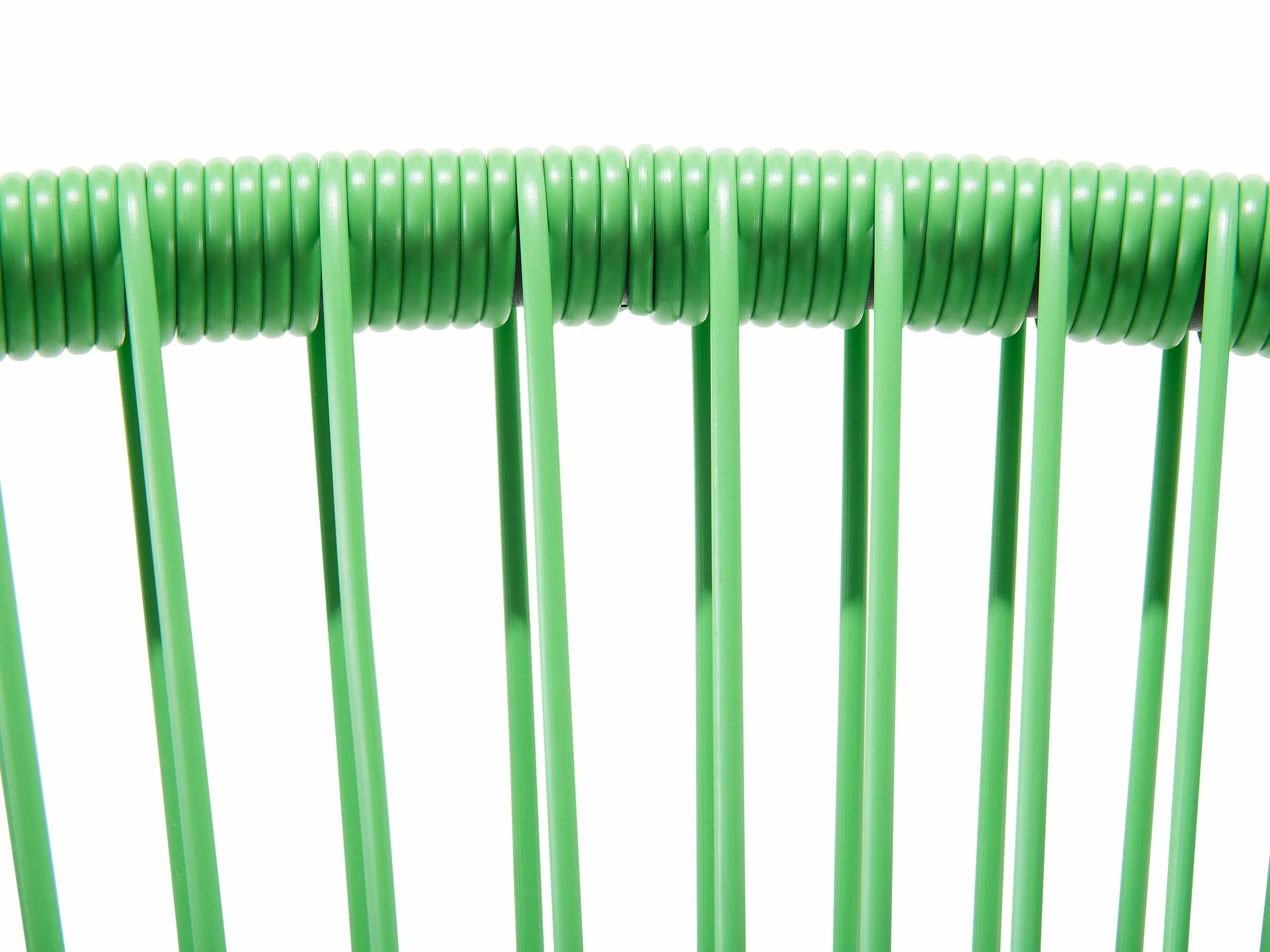 Beliani Krzesło Z Technorattanu Zielone ACAPULCO - obrazek 8