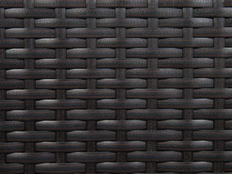 Beliani Zestaw Ogrodowy Z Technorattanu Stół I 8 Krzeseł Ciemnobrązowy ITALY - obrazek 9