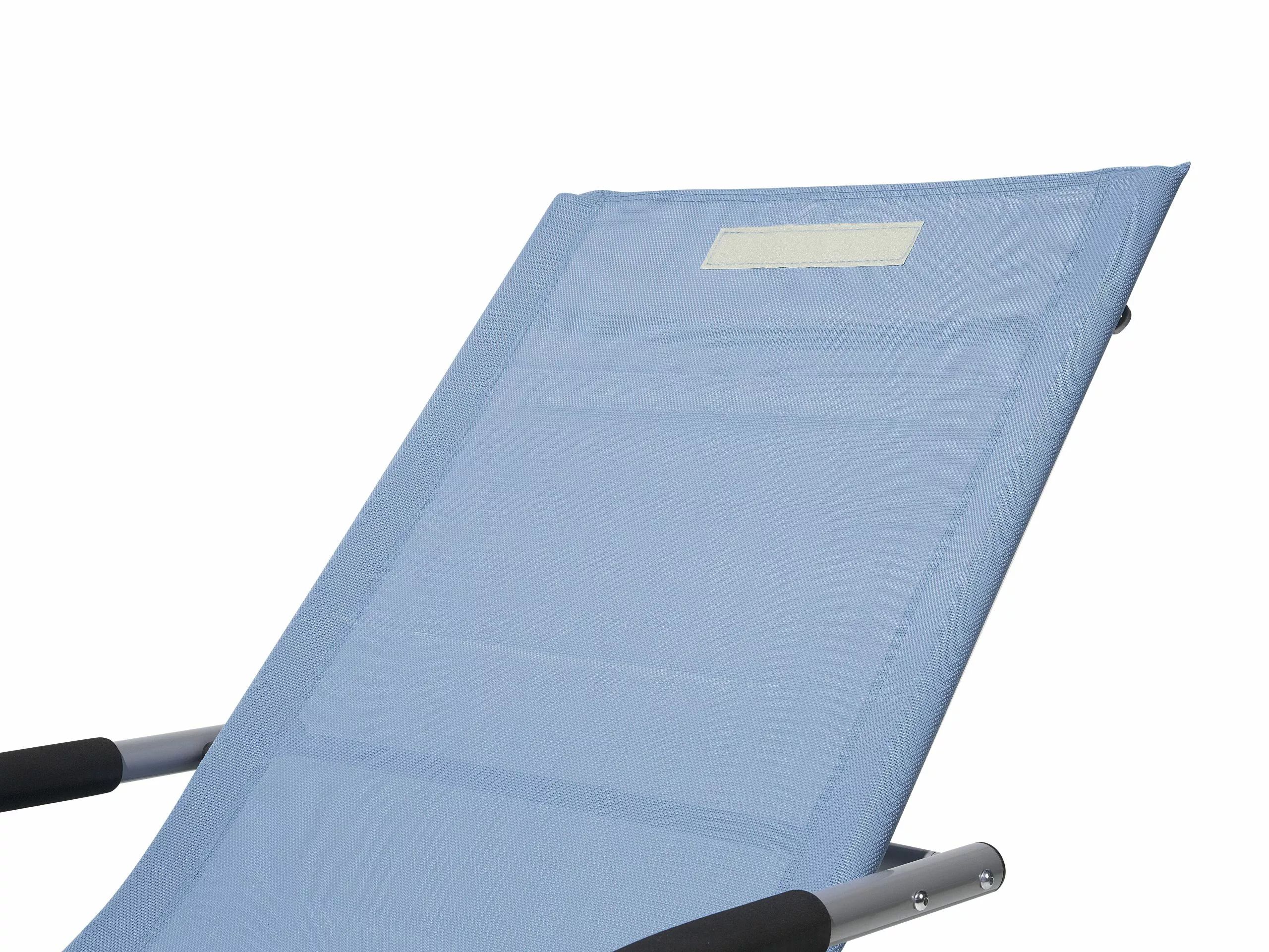 Beliani Leżak Ogrodowy Bujany Niebieski CARANO - obrazek 8