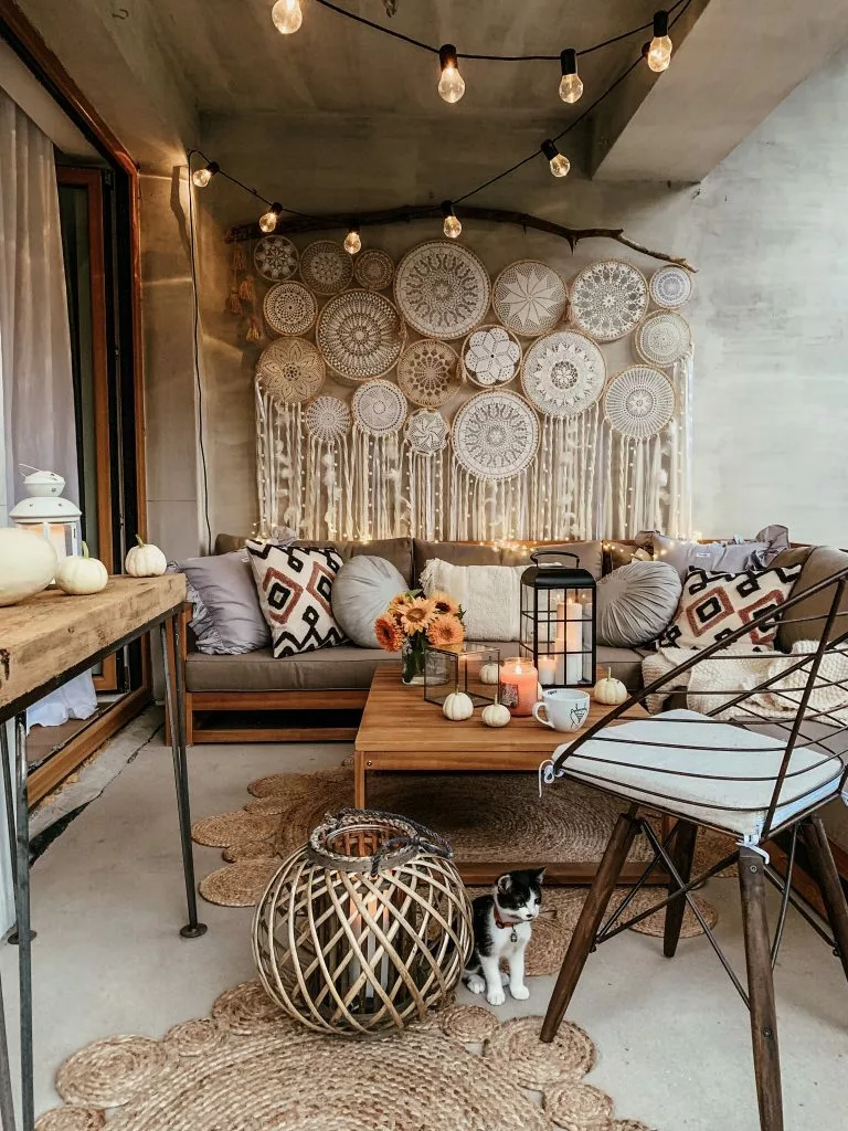 Beliani Zestaw Ogrodowy Drewniany 4-osobowy Prawostronny Beżowoszary TIMOR - obrazek 5