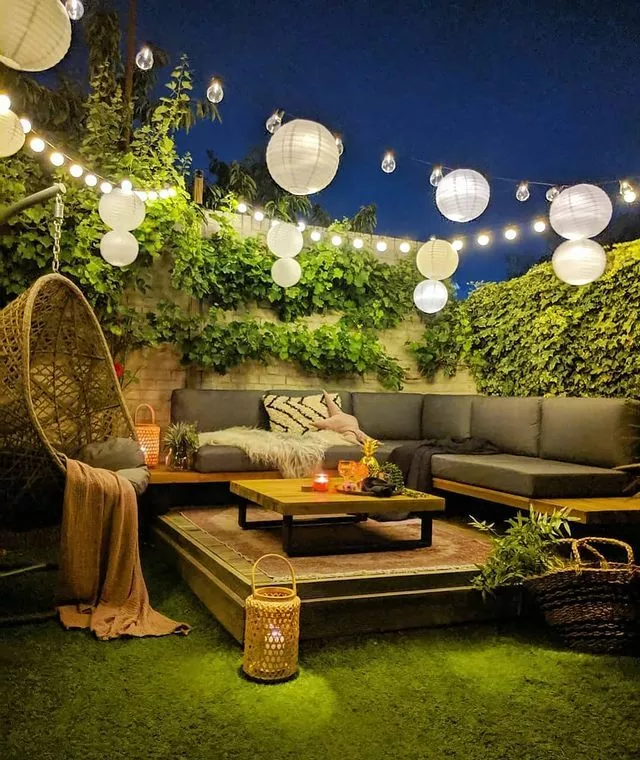 Beliani Zestaw Ogrodowy Drewniany 5-osobowy Szary MYKONOS - obrazek 6