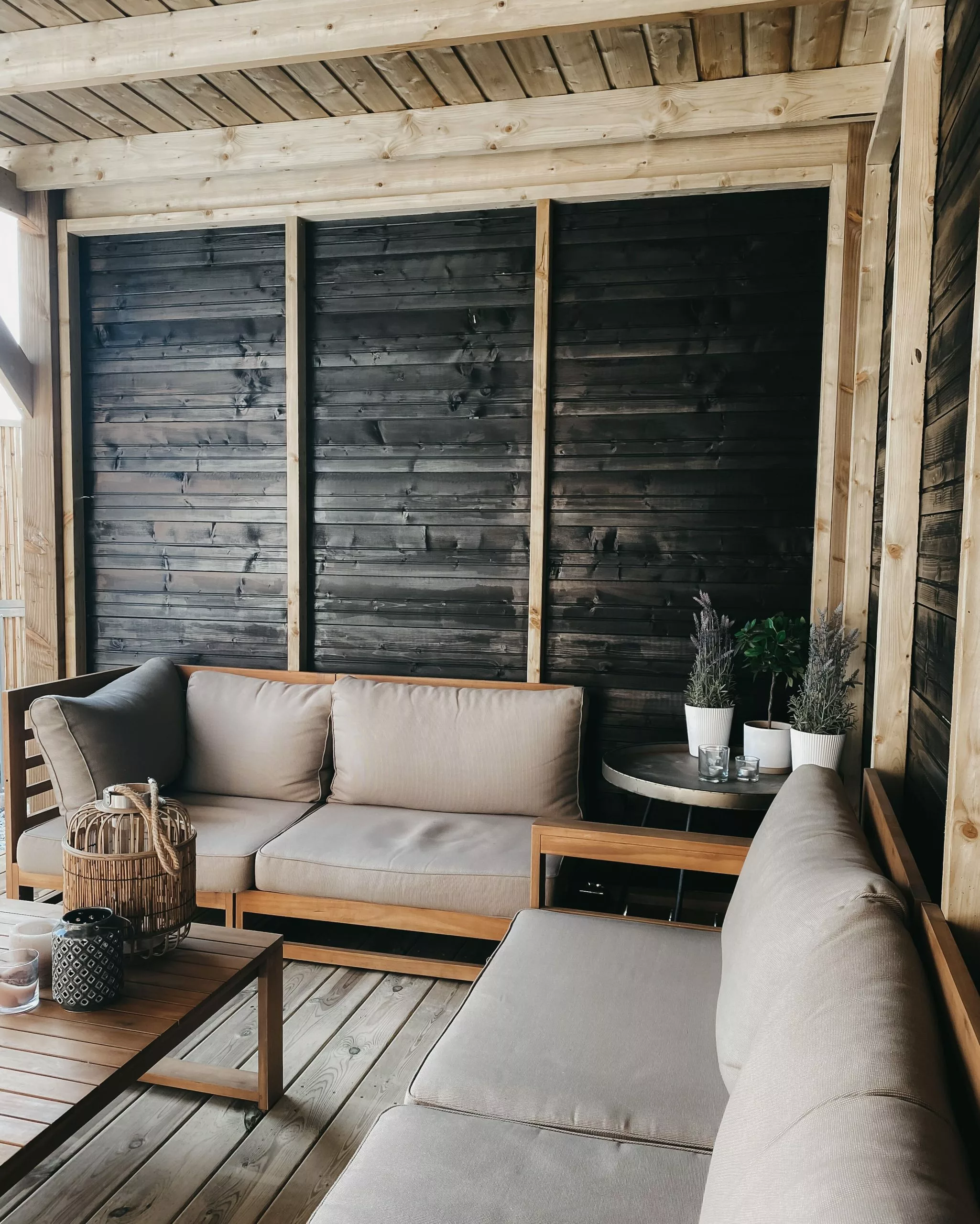 Beliani Zestaw Ogrodowy Z Certyfikowanego Drewna 4-osobowy Prawostronny Beżowoszary TIMOR - obrazek 7