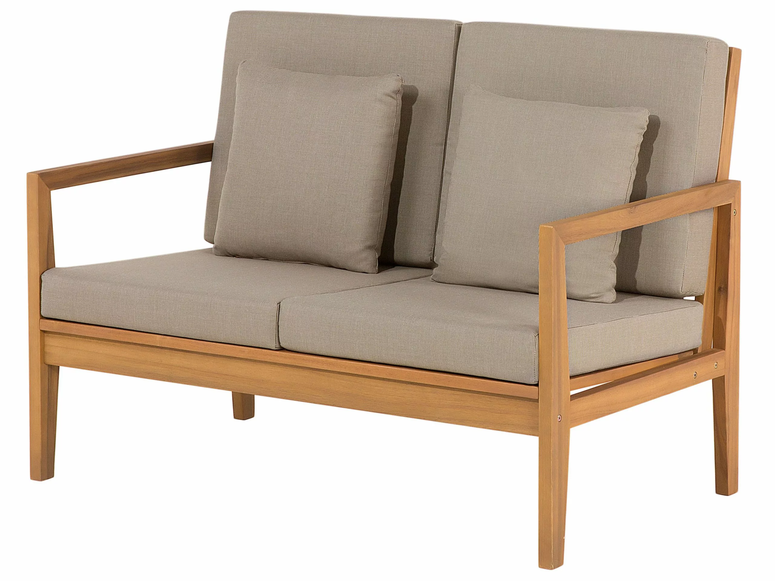 Beliani Zestaw Ogrodowy Z Certyfikowanego Drewna 7-osobowy Szary PATAJA - obrazek 7