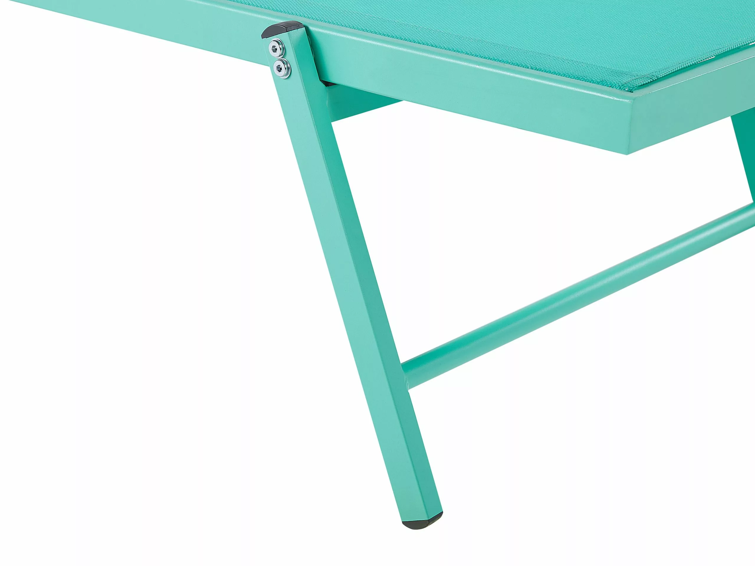 Beliani Leżak Ogrodowy Turkusowy PORTOFINO - obrazek 8