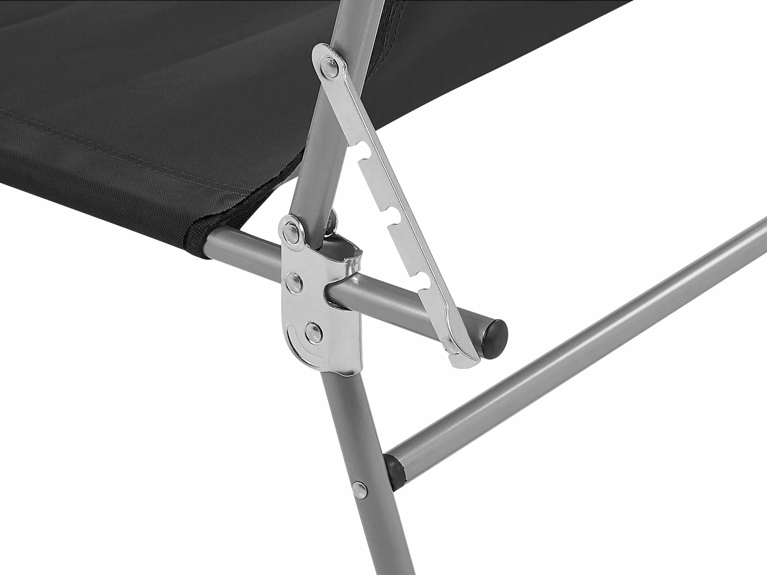 Beliani Leżak Ogrodowy Z Daszkiem Czarny FOLIGNO - obrazek 10