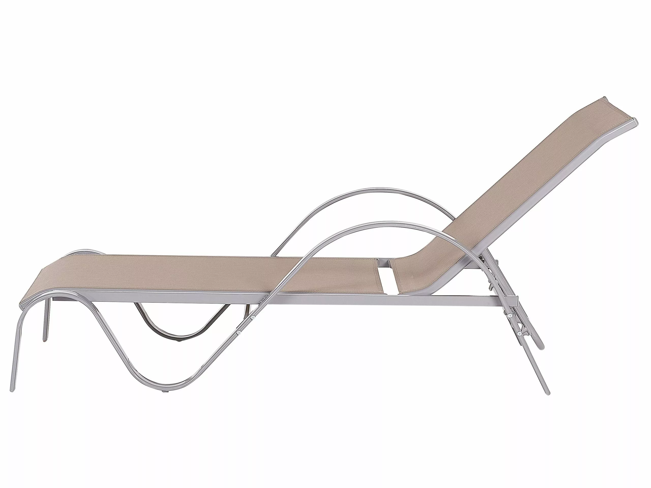 Beliani Leżak Ogrodowy Jasnobrązowy PROCIDA - obrazek 6